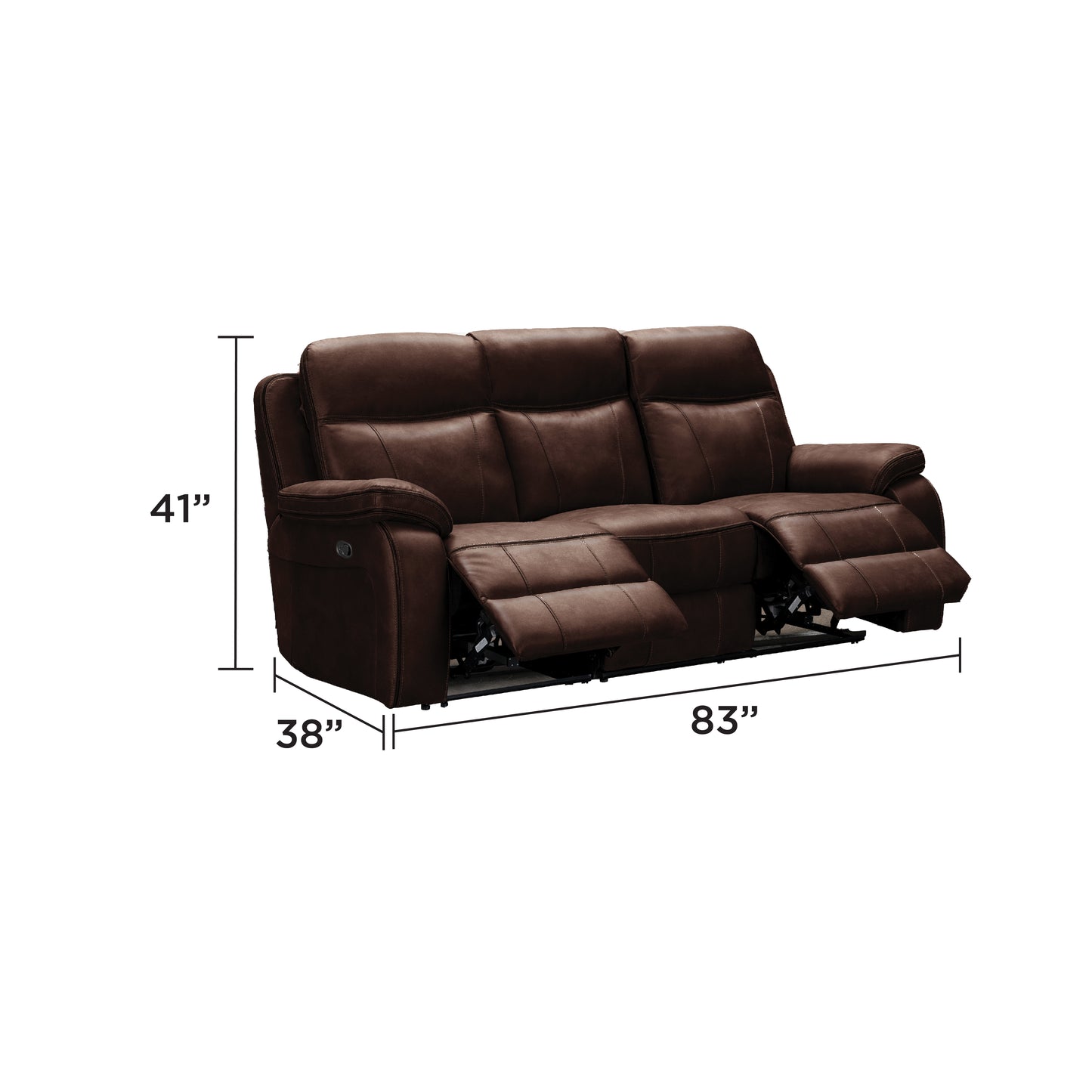 Foster Manual Recliner Sofa