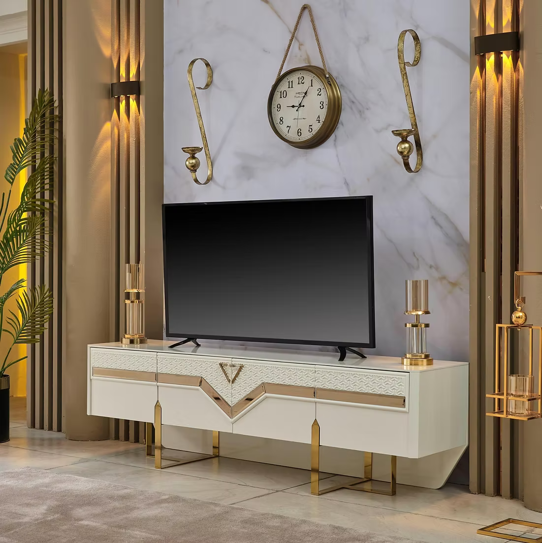 Roy TV Stand/ Console and Mirrior