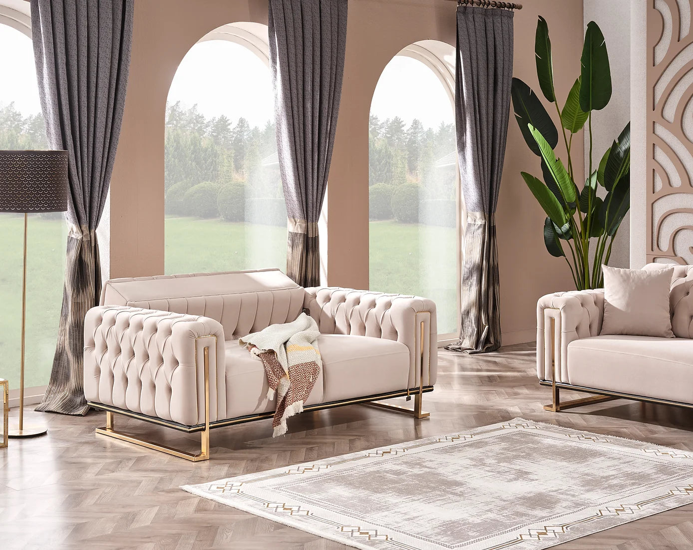 Cozyland Celeste (3+2+1) Sofa Set – Convertible & Luxurious