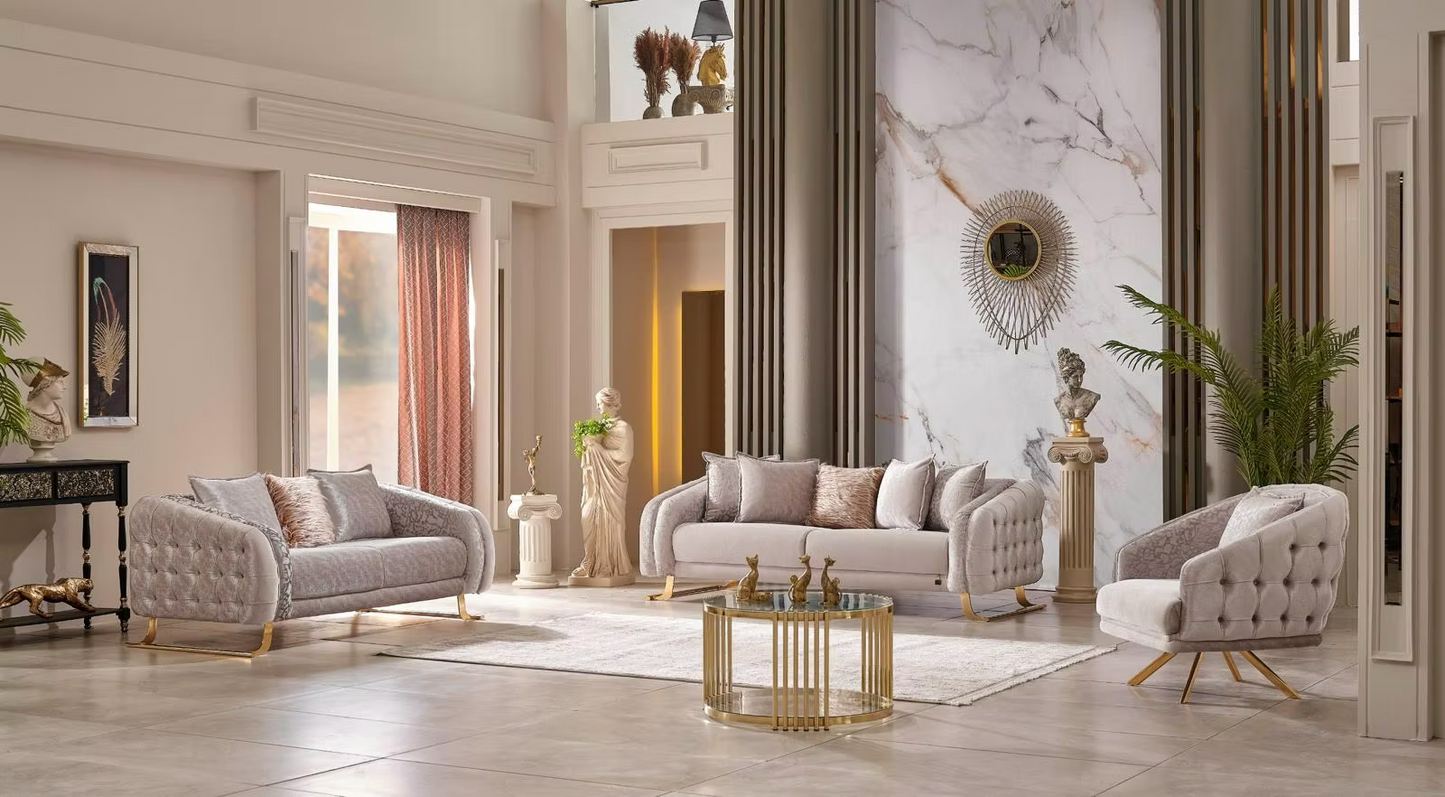 Cozyland Savona Sofa Set (3+2+1) – Elegant & Modern