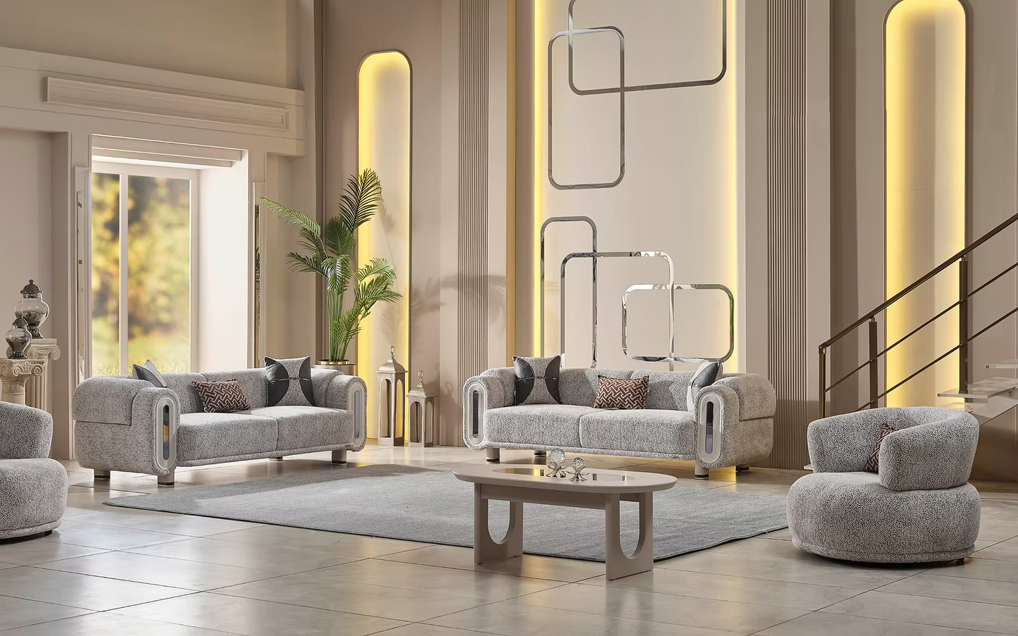 Grand Sofa Set (3+2+1)
