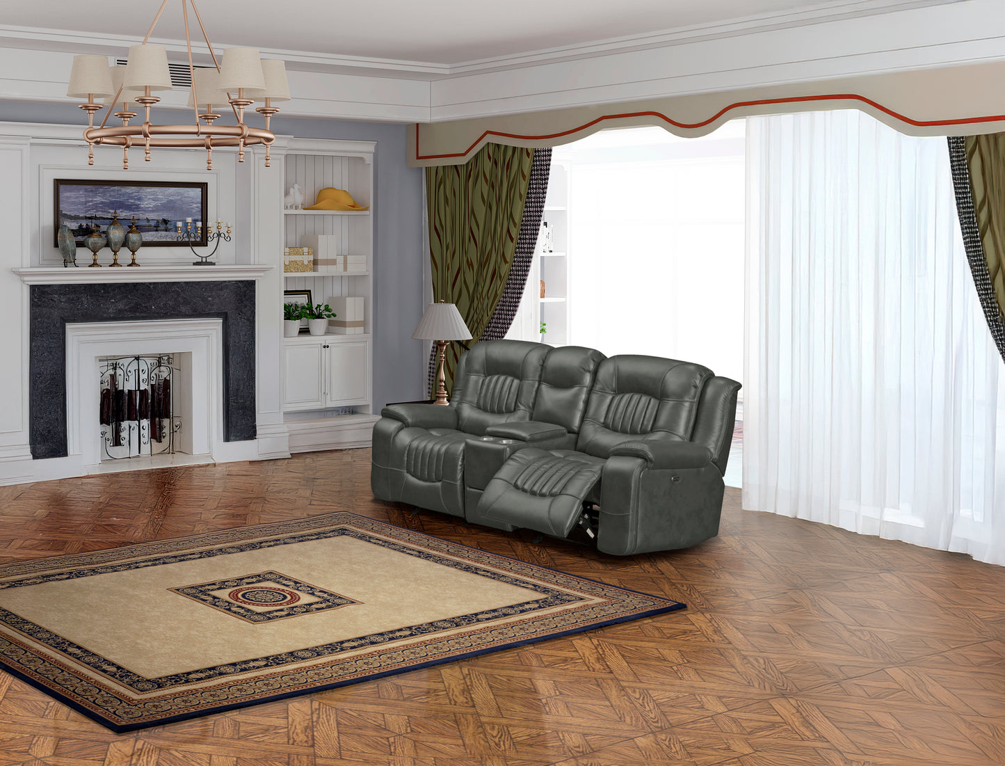 Looper Power Reclining Loveseat