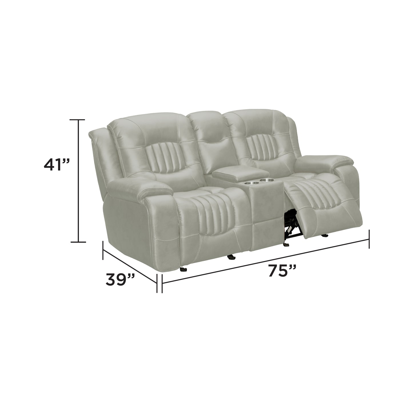 Looper Power Reclining Loveseat