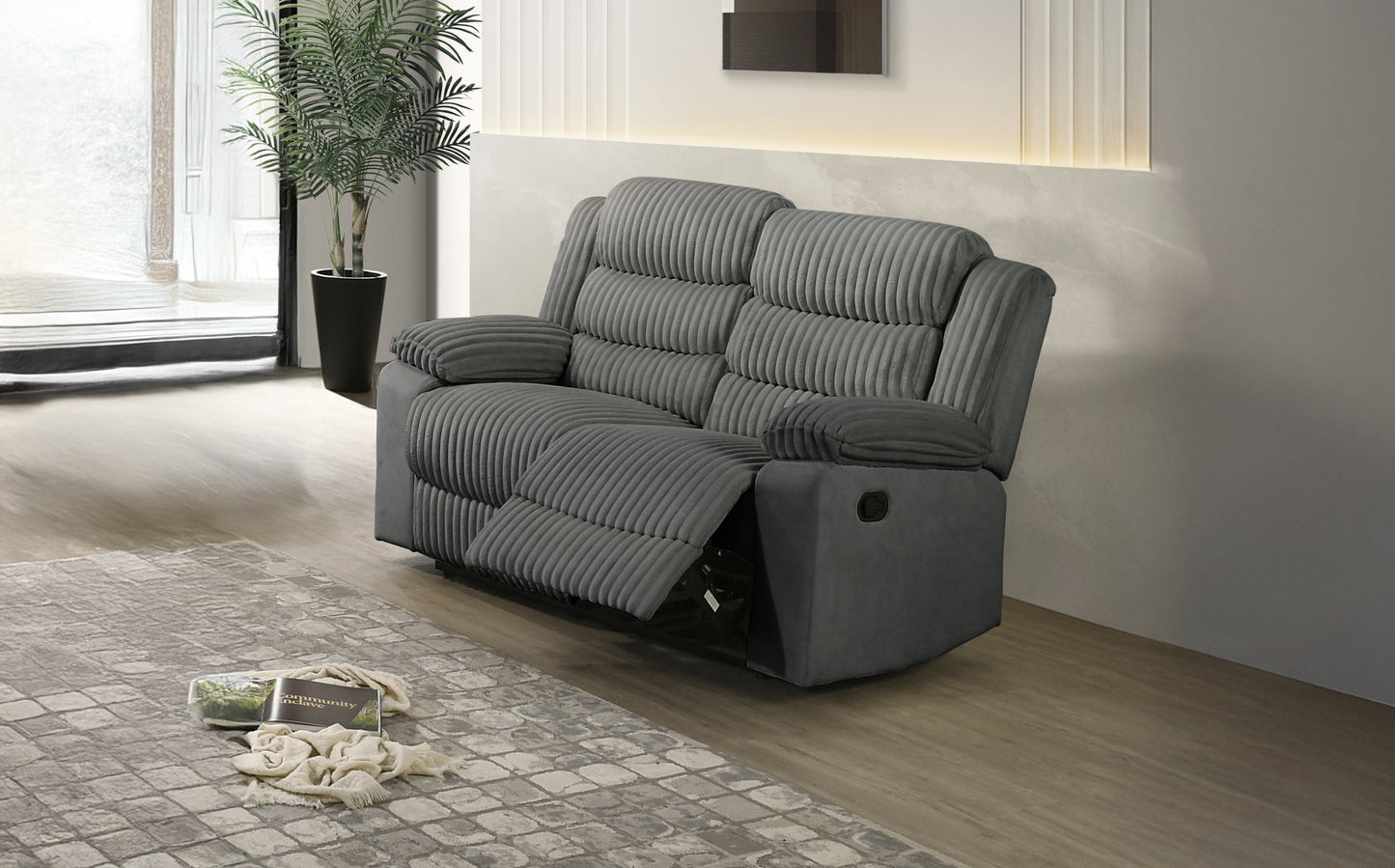 Comfort Manual Recliner Loveseat