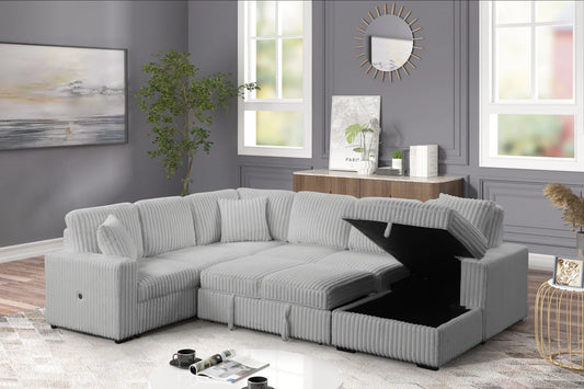 Azzano Luxury Sectional Sofa Bed