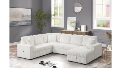 Azzano Luxury Sectional Sofa Bed