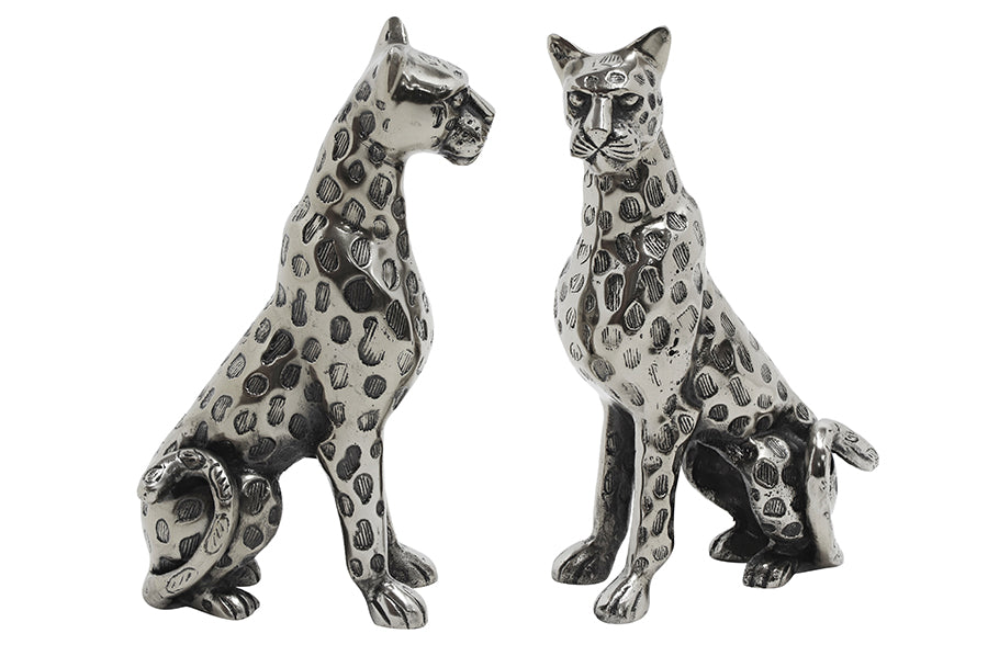 Twin Cheetah Set (Silver and Gold)