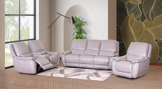 Euro Recliner Leater Sofa Set