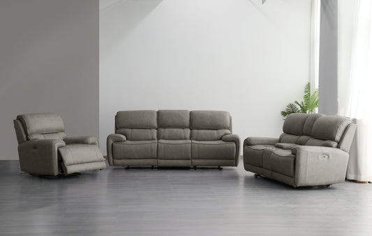 DECO Leather Power Recliner