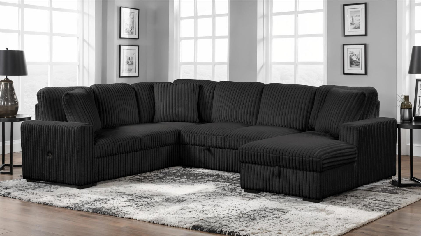 Azzano Luxury Sectional Sofa Bed