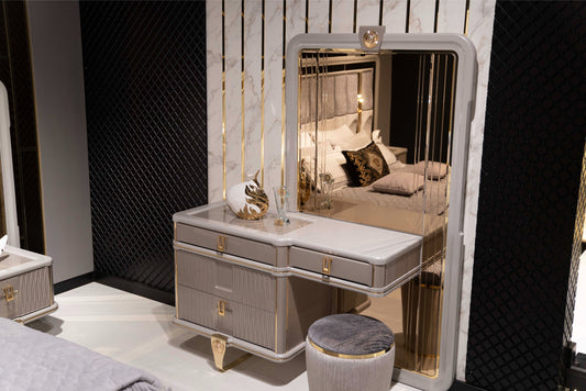 Versace Dresser, Mirror & Puff