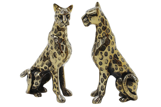 Twin Cheetah Set (Silver and Gold)