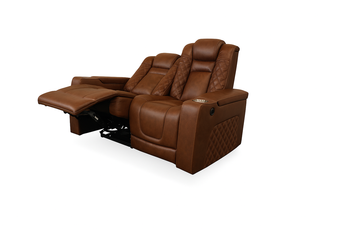 LUX Power Recliner Loveseat
