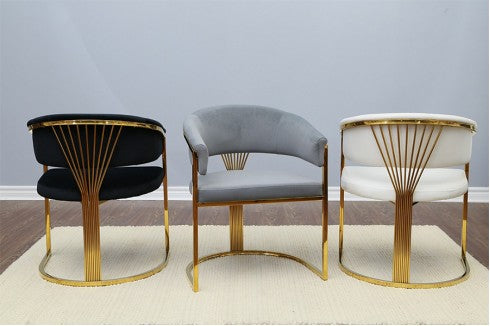 Regalia Gold Accent Chair